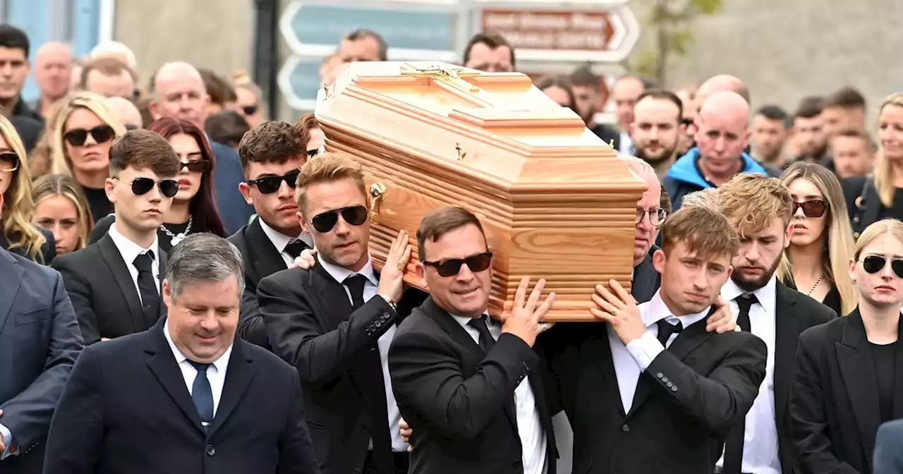 Ronan Keating carries Ciaran's coffin and gives heartbreaking tribute to brother