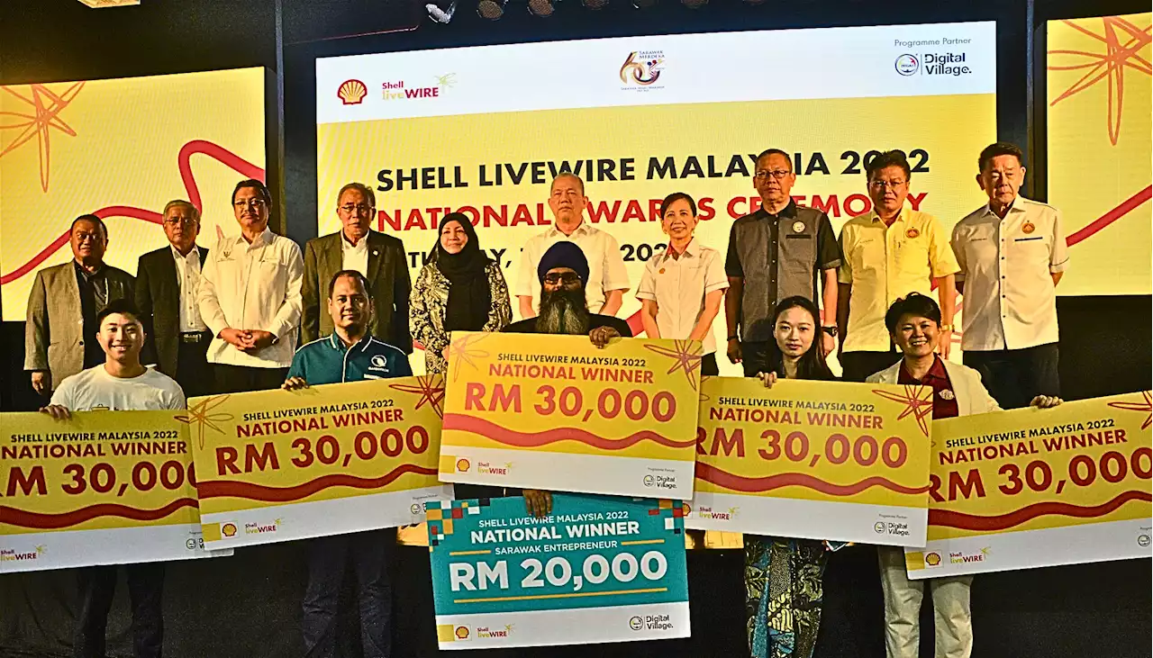 Five enterprises awarded national winners of Shell Livewire Malaysia 2022