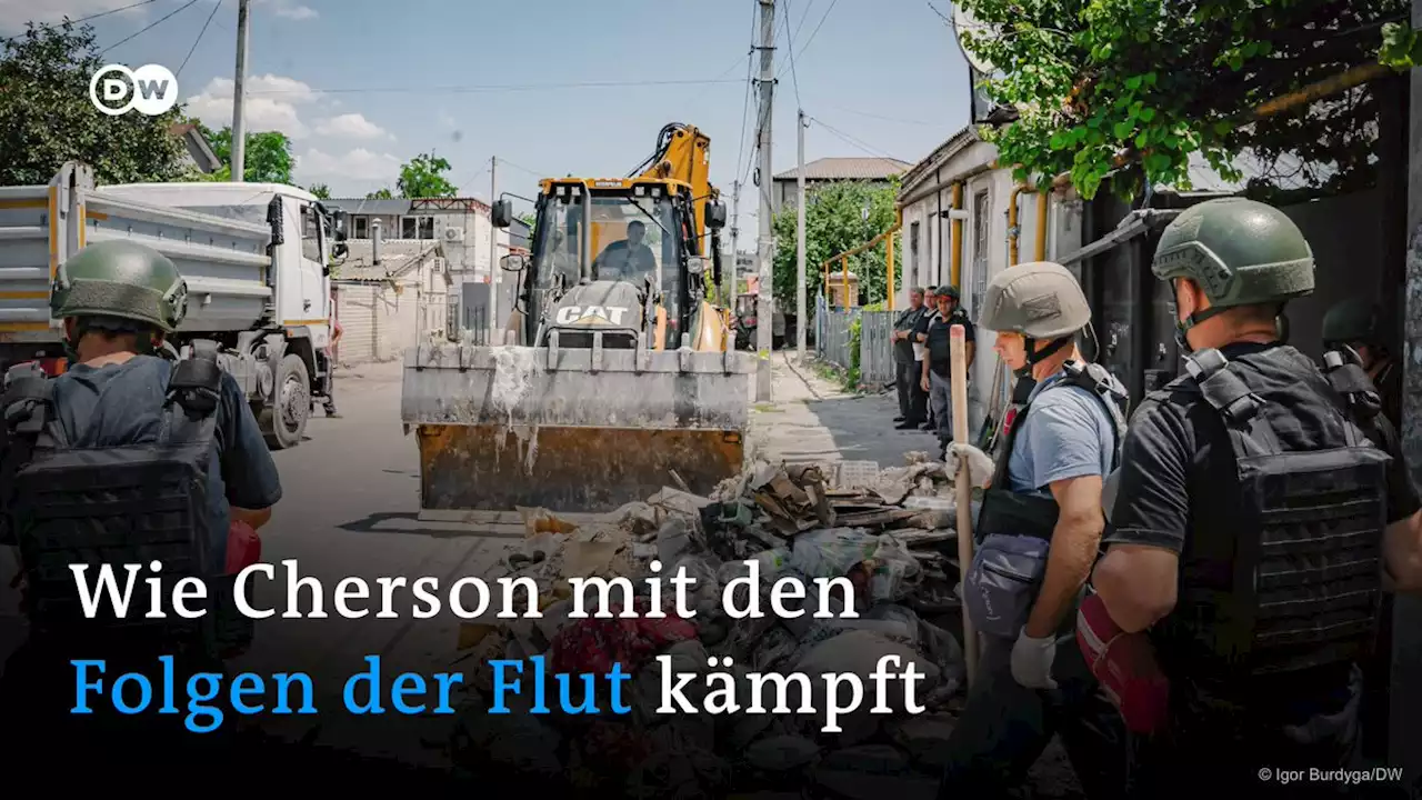 Wie Cherson mit den Folgen der Flut kämpft – DW – 19.07.2023