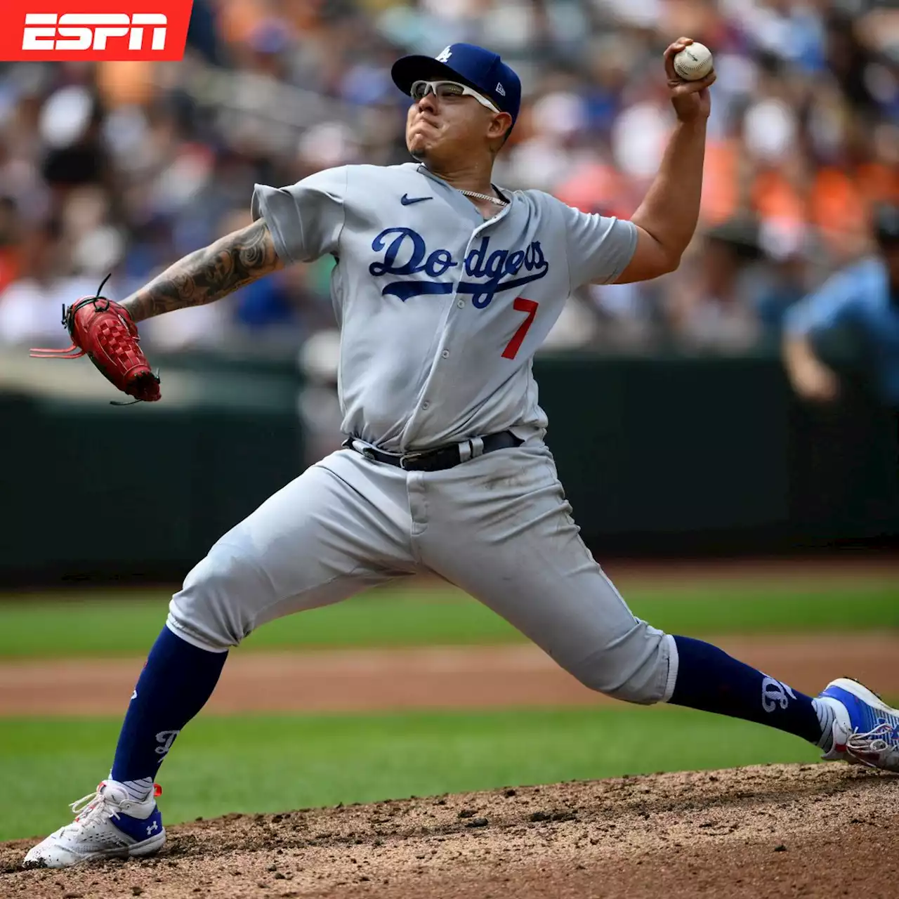 Orioles propinan a Julio Urías la peor derrota de su carrera