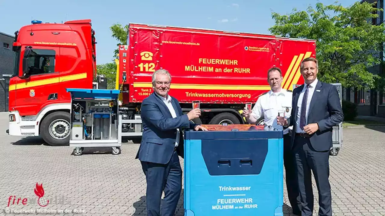 D: 4,2 Millionen Euro für mobile Trinkwasser-Notversorgung der Feuerwehr Mülheim an der Ruhr