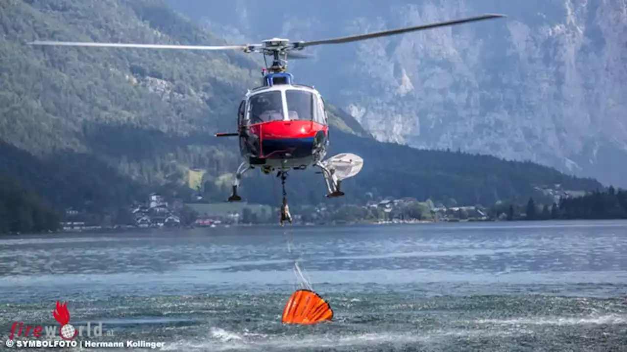 Sbg: Kleinen Waldbrand in Strobl mit Polizeihubschrauber-Unterstützung bekämpft