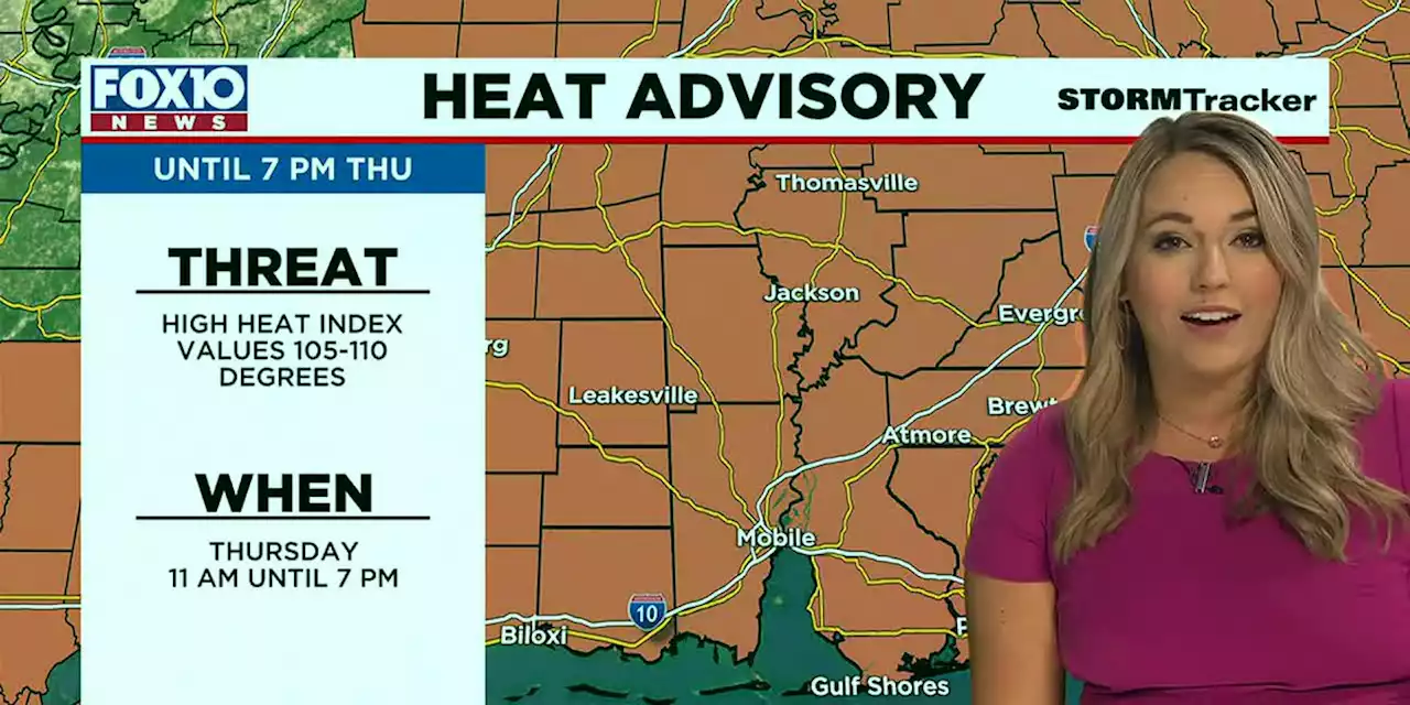 Heat advisory in effect