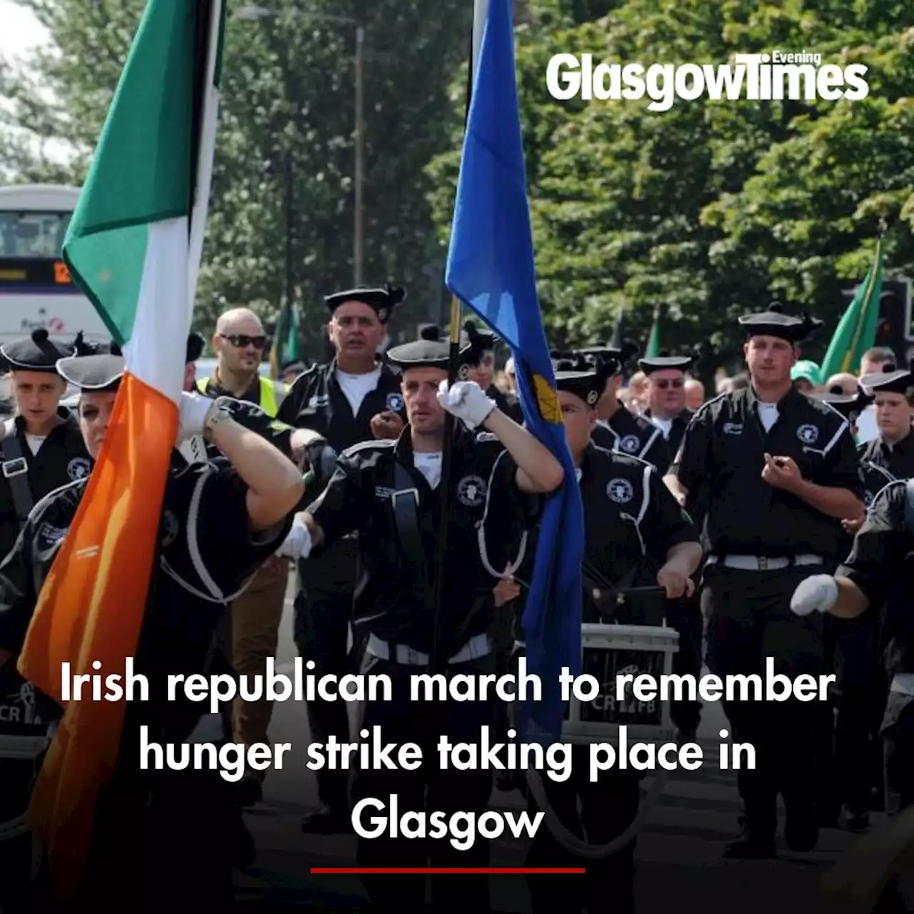 Irish republican march to remember hunger strike taking place in Glasgow