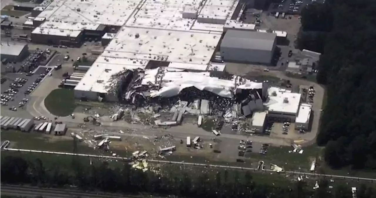 Tornado damages Pfizer plant in North Carolina - National | Globalnews.ca