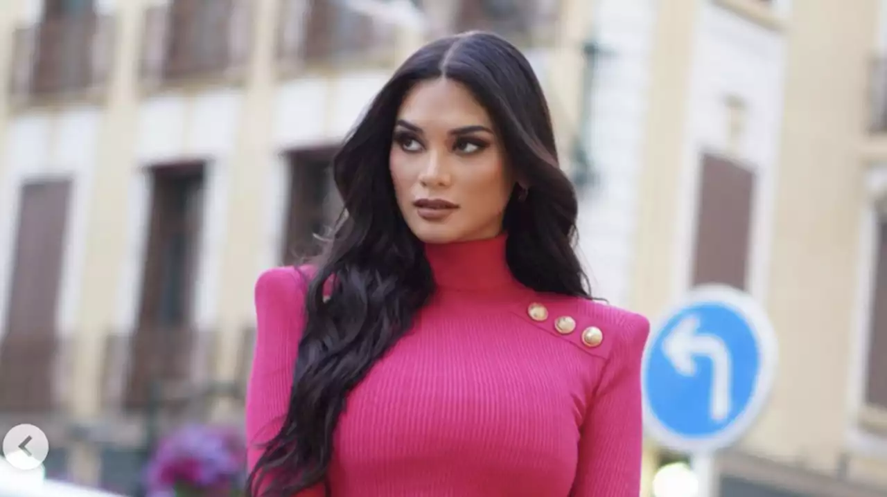 Pia Wurtzbach slays in a high-fashion Barbiecore outfit