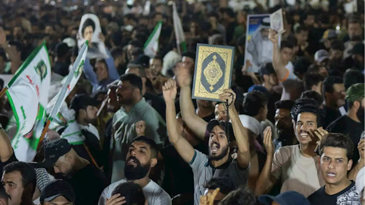 Protest: Irak: Demonstranten stürmen schwedische Botschaft und legen Feuer