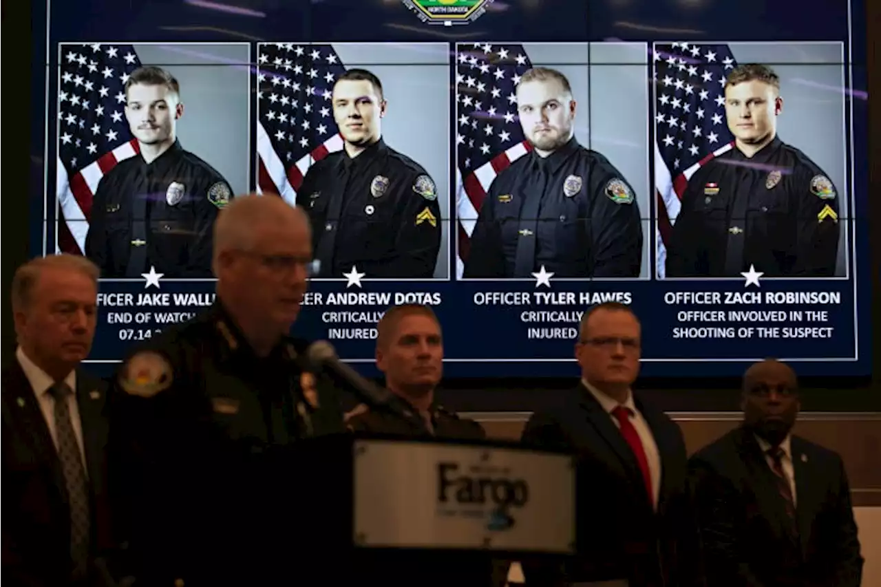 Gunman had 1,800 rounds of ammo as he launched 'murderous barrage of fire' on Fargo police officers