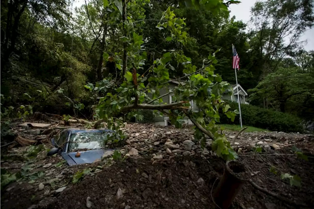 High-water rescue crews save people flooded in Kentucky as death toll rises in northeast US