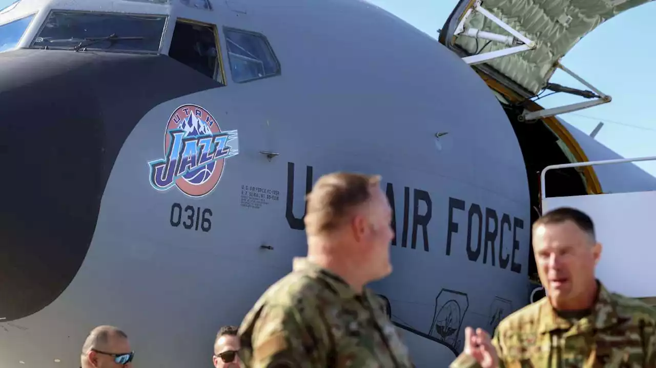 Utah Jazz logo marks Utah Air National Guard aircraft