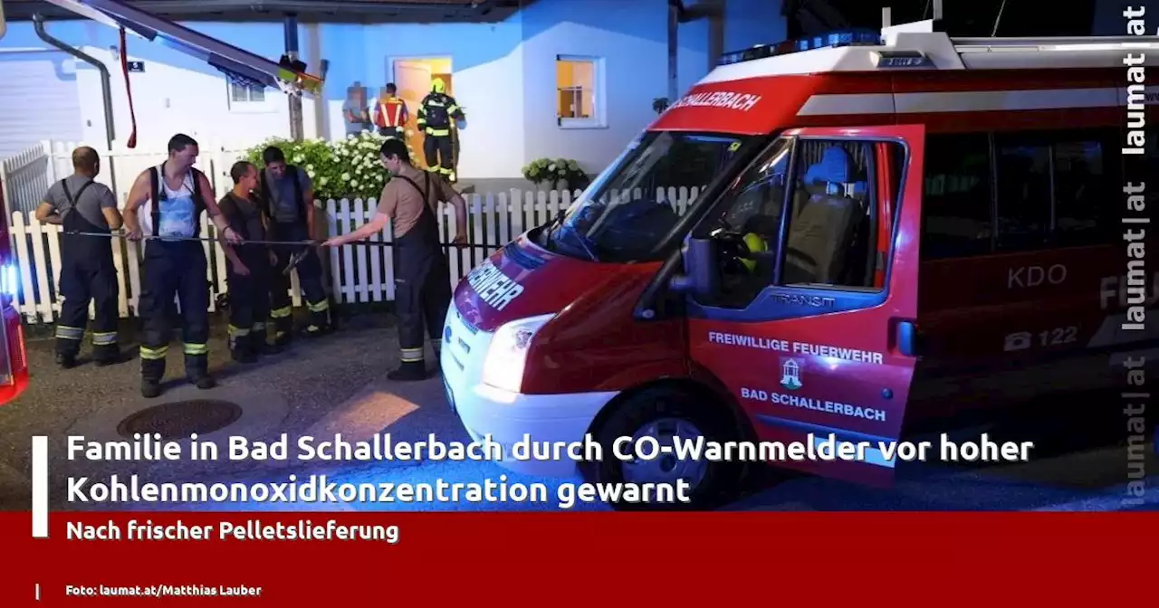 Familie in Bad Schallerbach durch CO-Warnmelder vor hoher Kohlenmonoxidkonzentration gewarnt | laumat|at