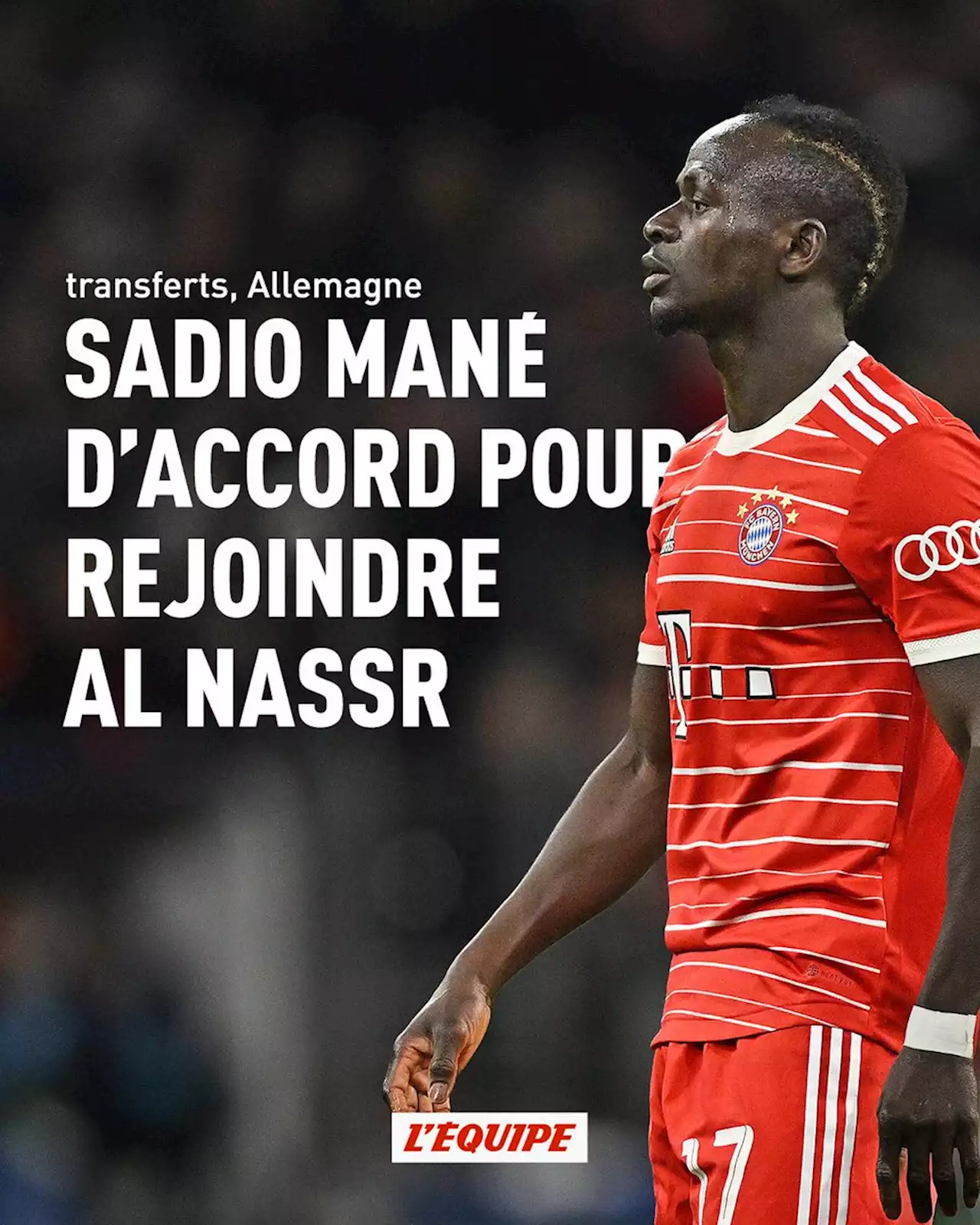 Sadio Mané d'accord pour rejoindre Al Nassr