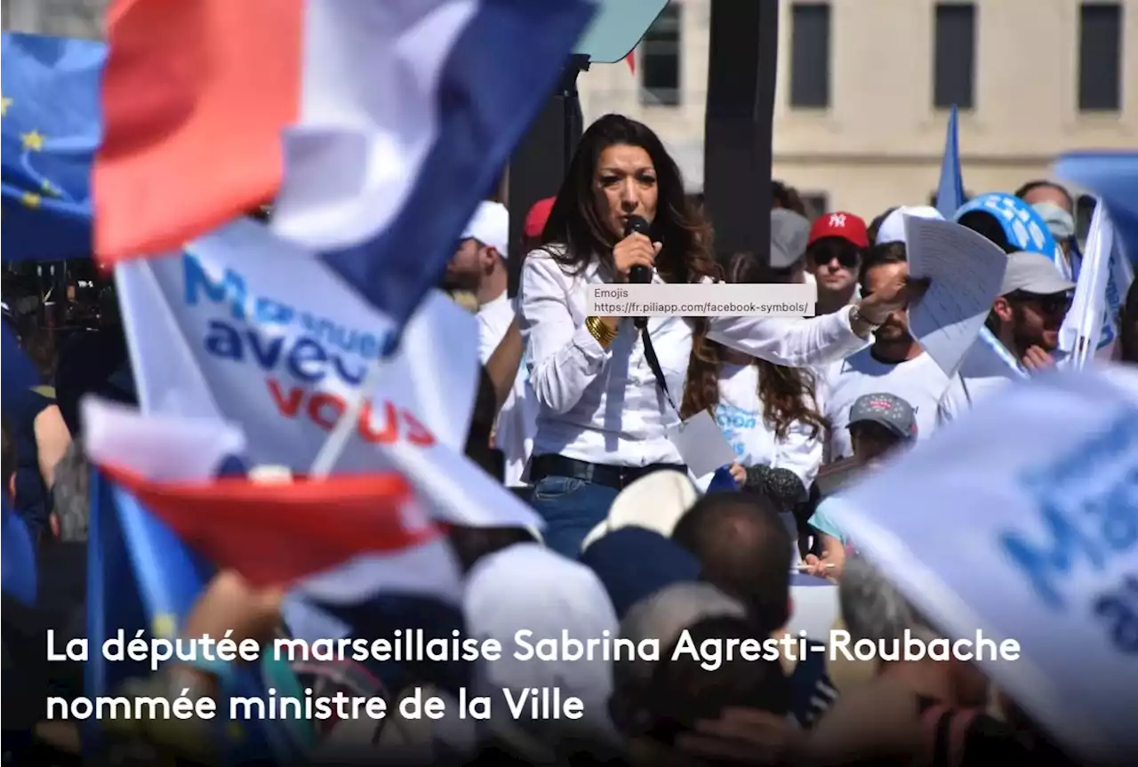 La députée marseillaise Sabrina Roubache nommée ministre de la Ville