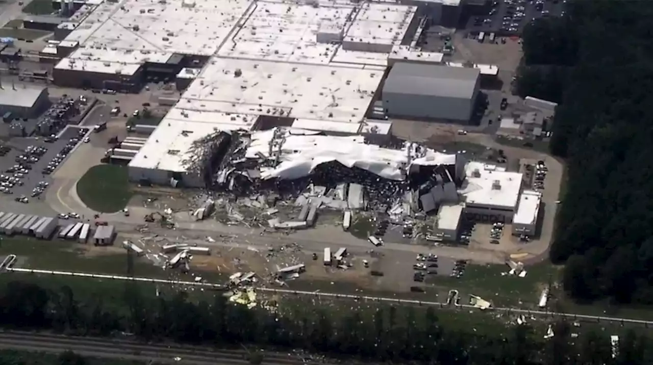 Tornado damages Pfizer plant in North Carolina