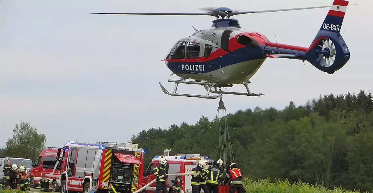 Ein Blitzschlag löste in Strobl einen Waldbrand aus