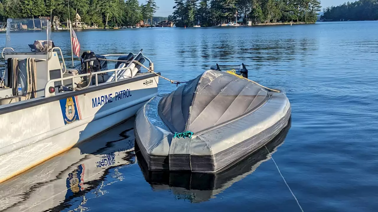 Dramatic rescue after out-of-control boat crashes into NH Marine Patrol boat on Lake Winnipesaukee