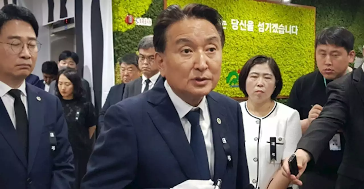 김영환 충북지사 '오송 갔다고 해서 상황 바뀔 것 없어'