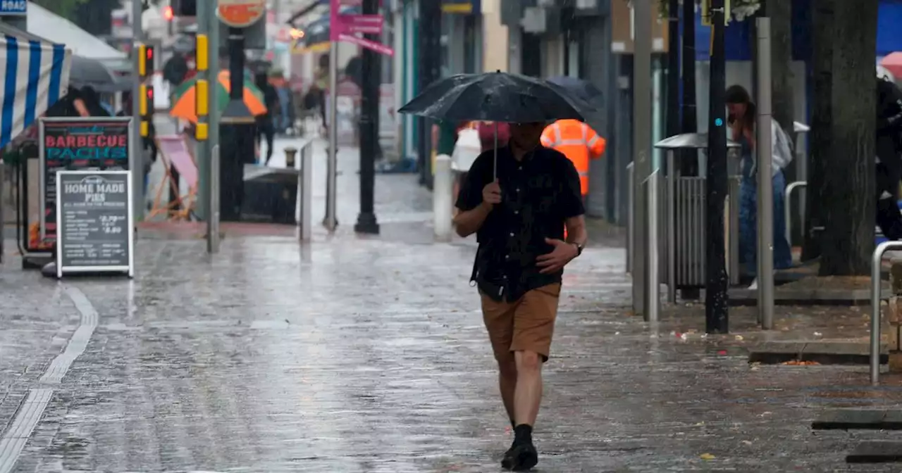 Met Office warns a month's worth of rain could fall in 48 hours