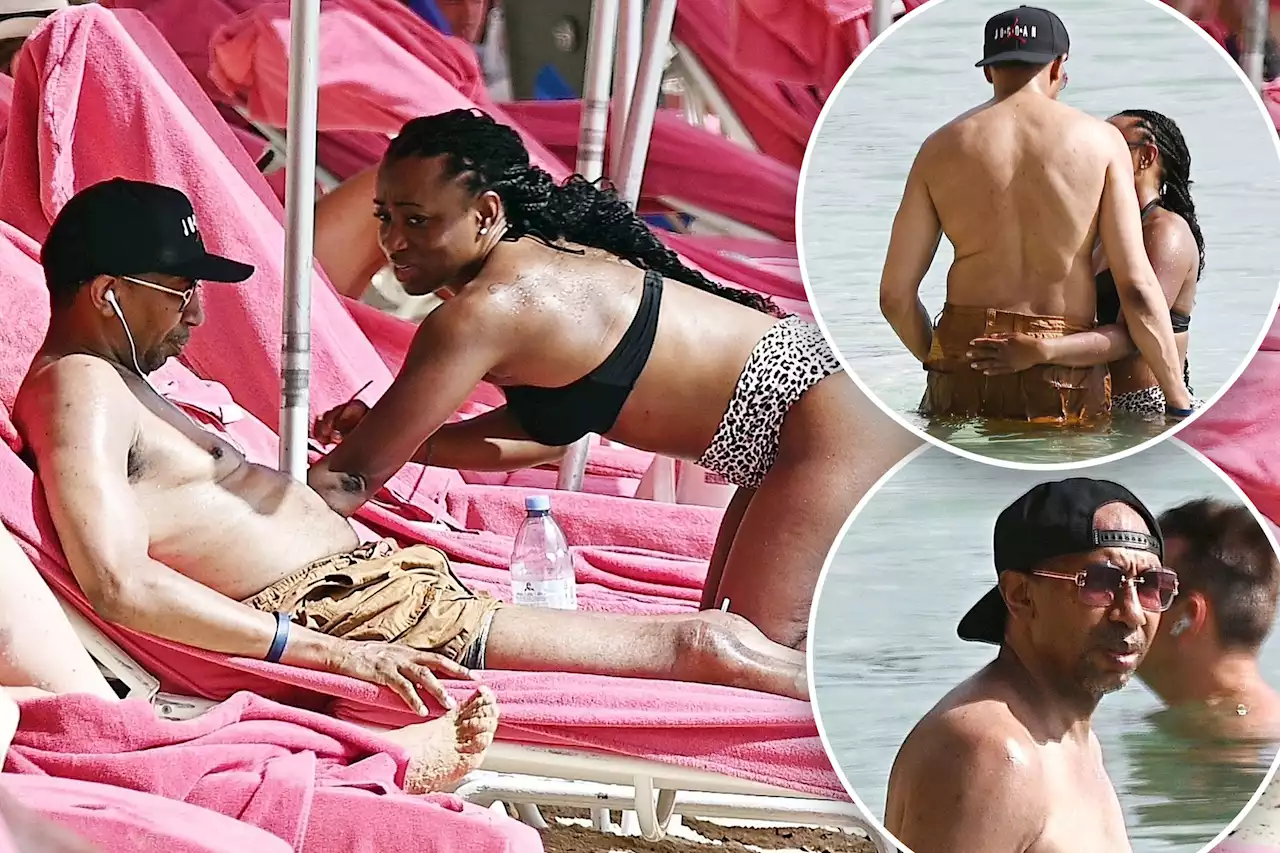 Stephen A. Smith hits the beach with mystery companion during Barbados getaway