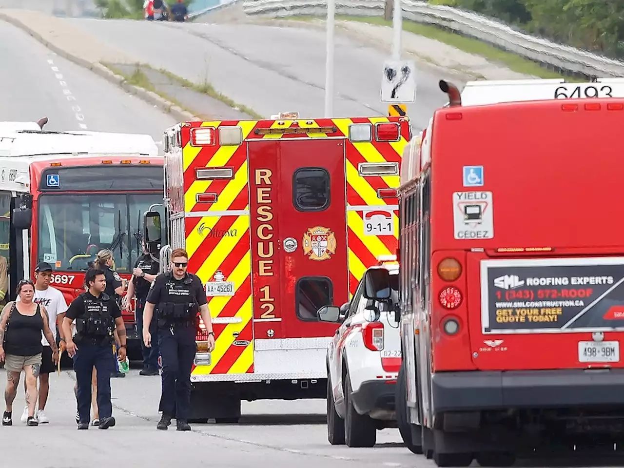 Pedestrian hurt in collision with OC Transpo bus on St. Laurent Boulevard Thursday