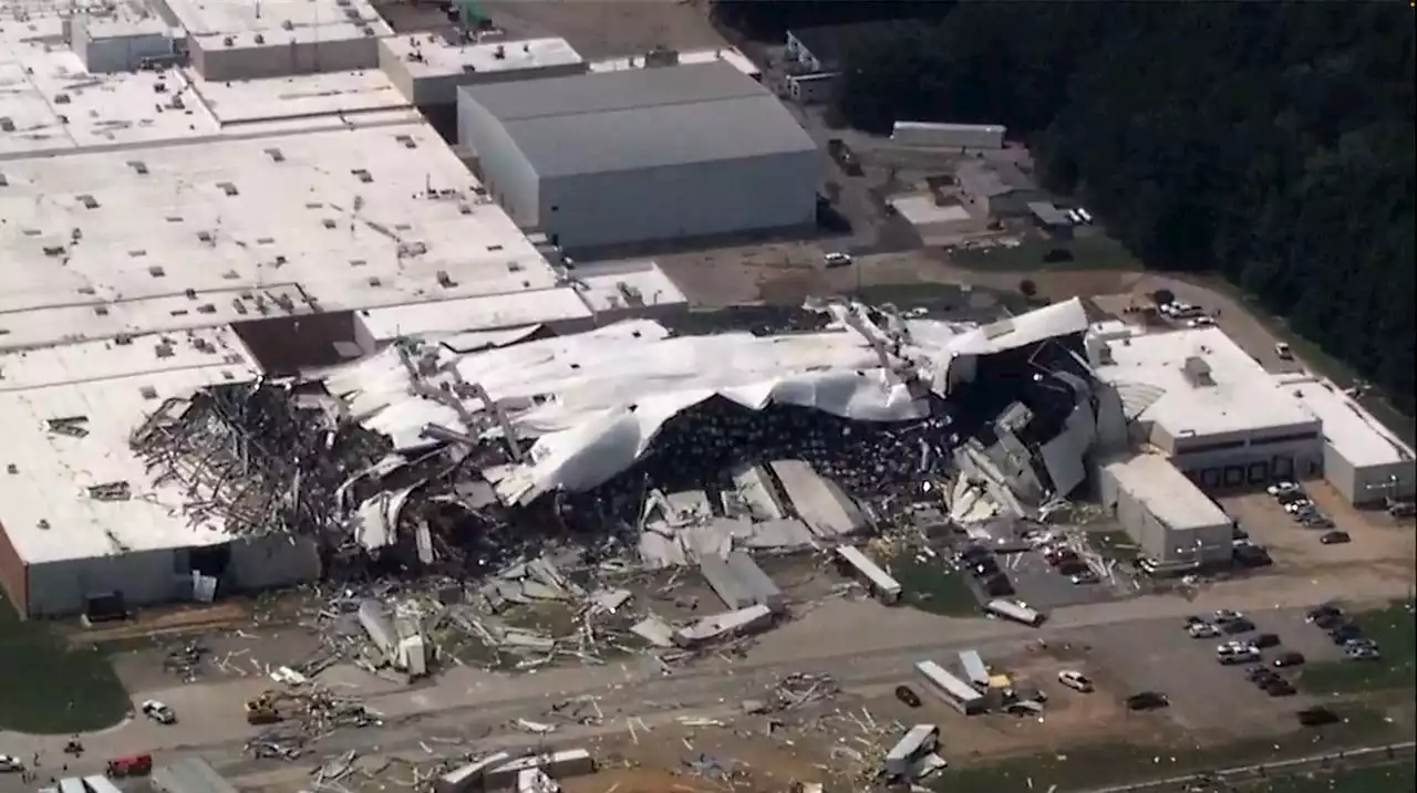 Pfizer pharmaceutical plant in North Carolina damaged by tornado