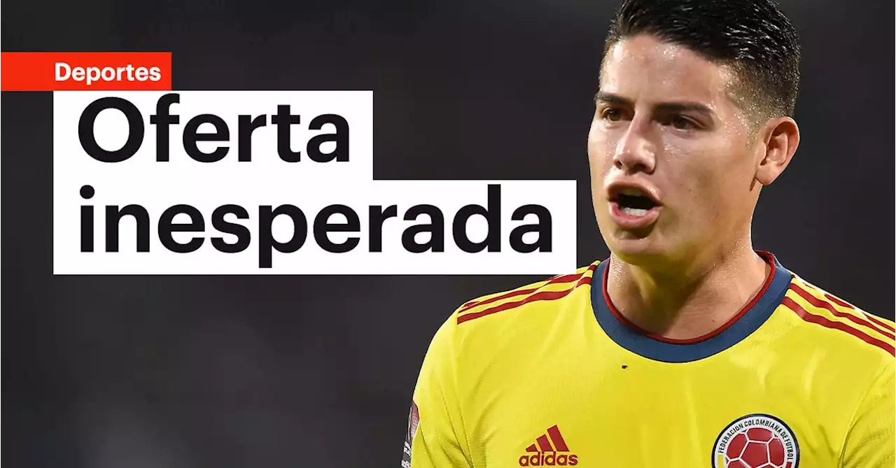 James Rodríguez, a punto de recibir oferta inesperada que cambiaría su futuro radicalmente