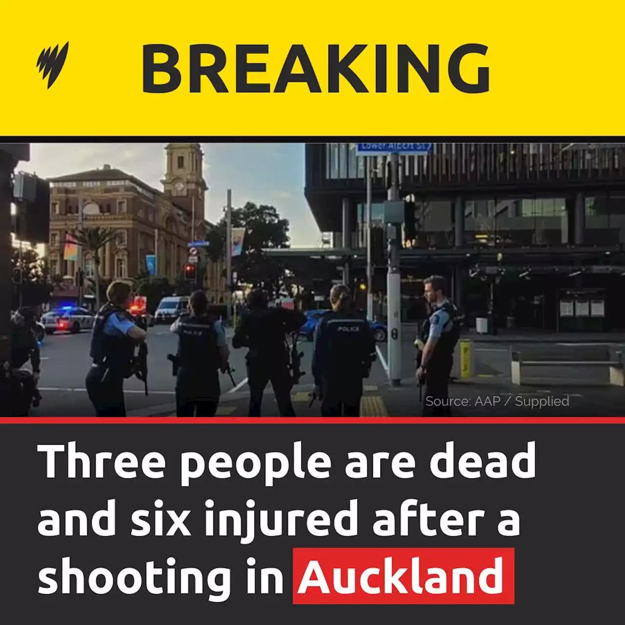 Three dead, including gunman, and several injured in Auckland CBD shooting