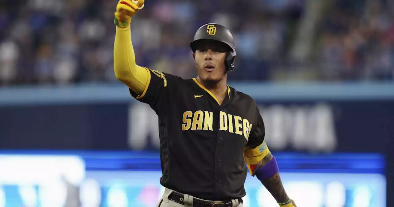 Manny Machado's broken-bat single lifts Padres past Blue Jays; club will try for sweep on Thursday