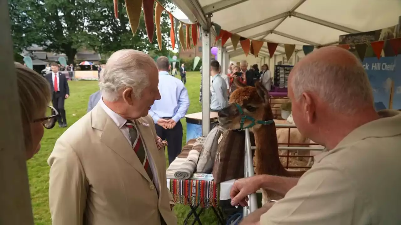 King Charles and Queen Camilla in first visit to Wales since Coronation