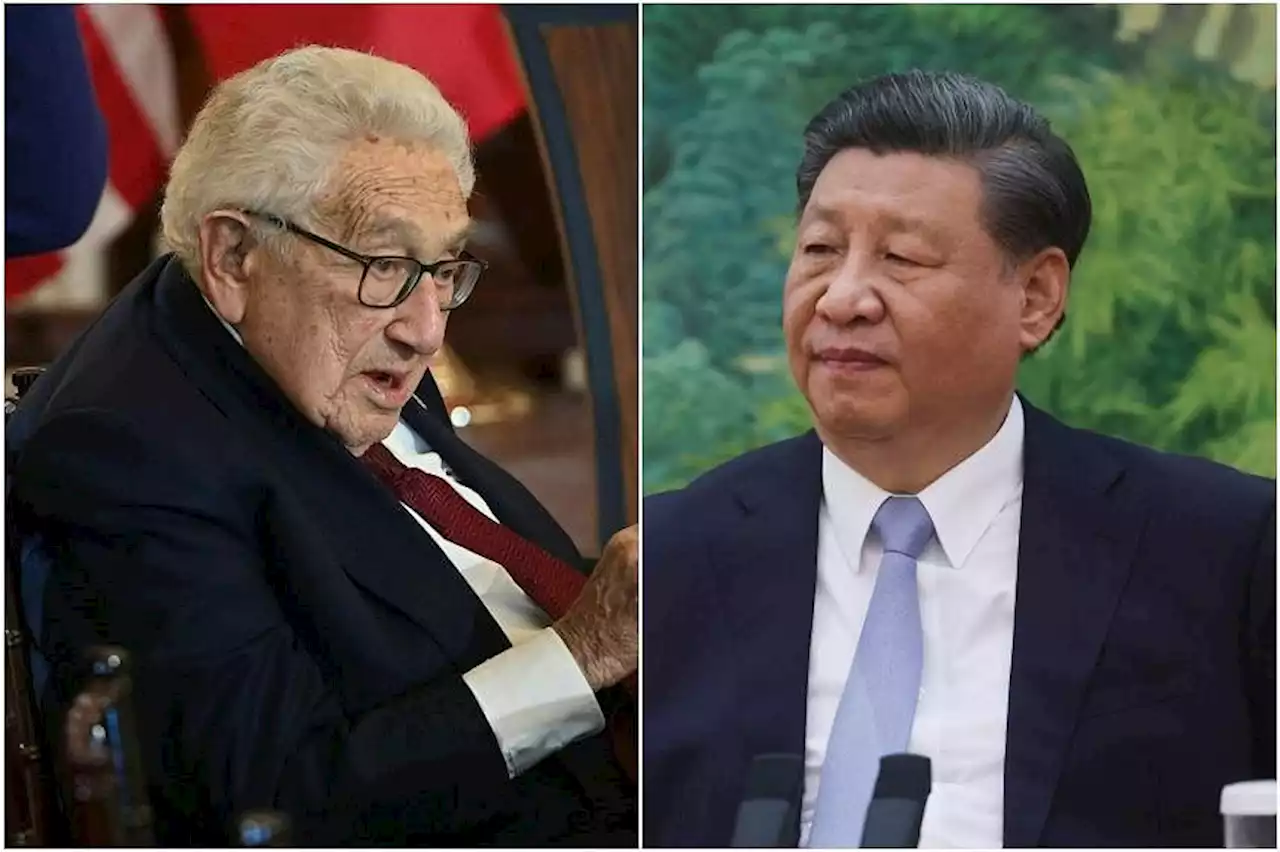 China president Xi Jinping meets former US secretary of state Henry Kissinger in Beijing