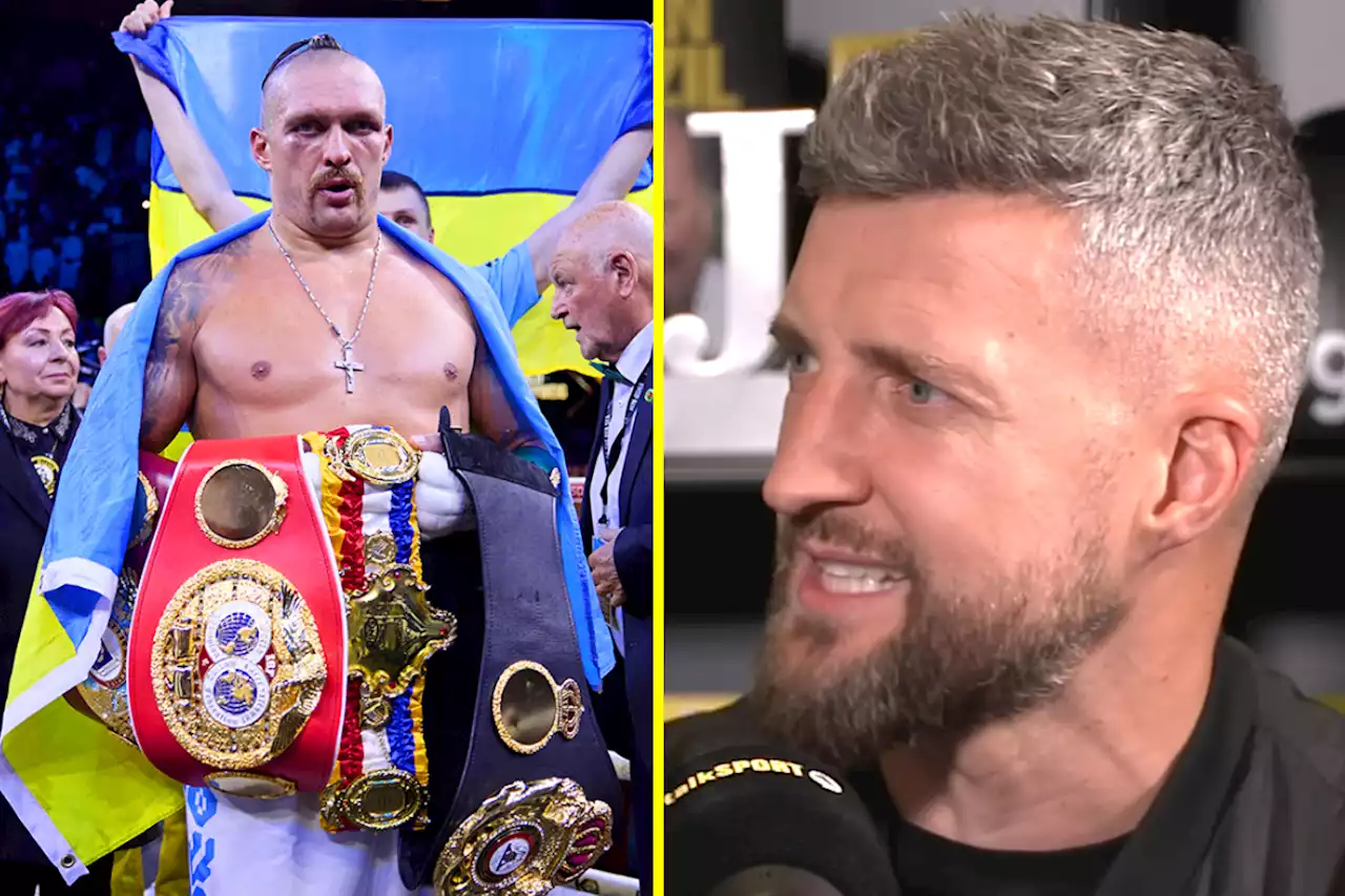 'I fancy my chances' - Carl Froch feels he could beat Oleksandr Usyk in a street fight