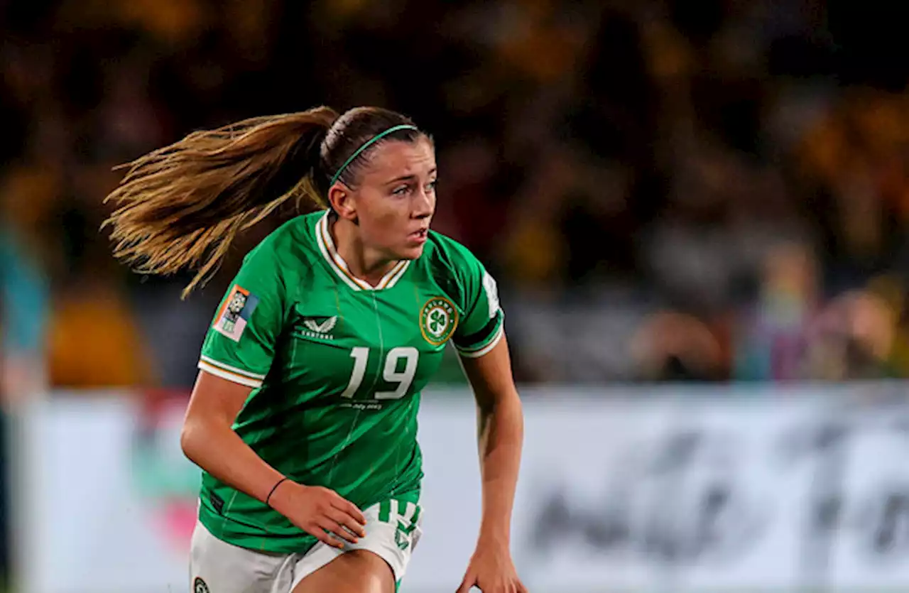 Ireland's youngest player Abbie Larkin delights teammates and coach with sparky World Cup start