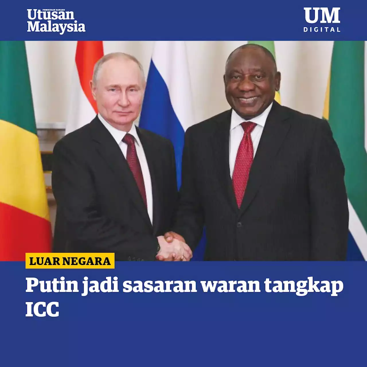 Vladimir Putin jadi sasaran waran tangkap ICC