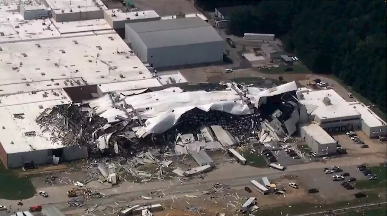 North Carolina Tornado Damages Pfizer Factory | Weather.com