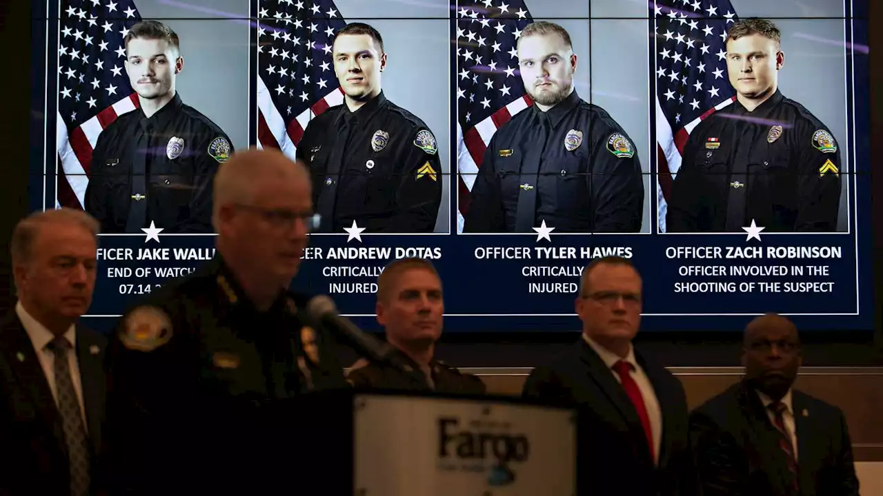 Gunman toting heavy ammo and explosives cased scene before fatal 'ambush' shooting on Fargo police