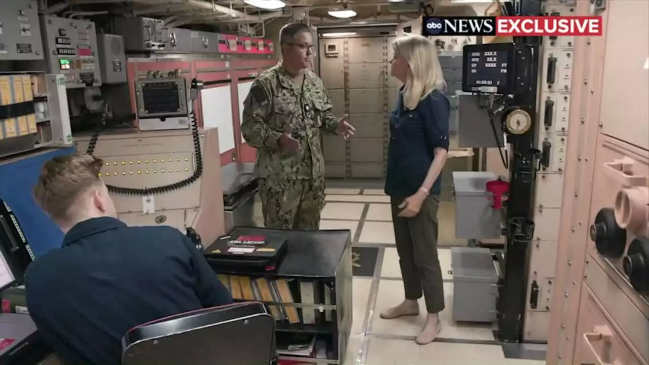 ABC News Exclusive: Inside the US nuclear ballistic missile submarine in South Korea