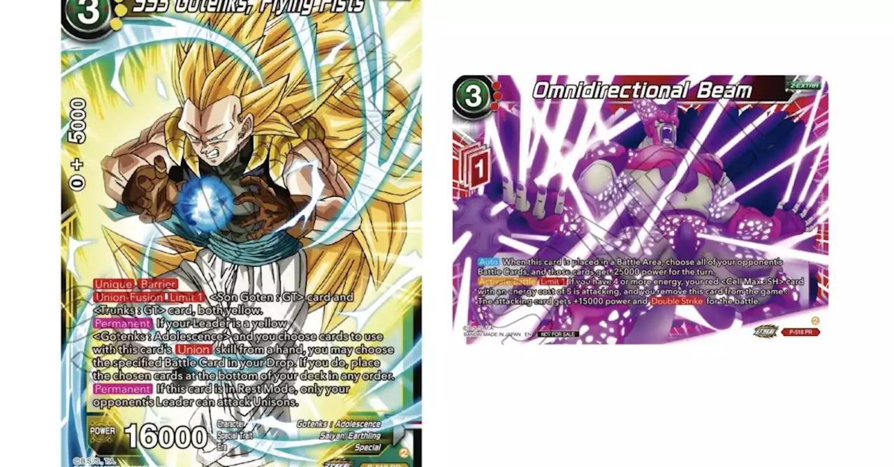 Dragon Ball Super Card Game Reveals The Next Set: Critical Blow