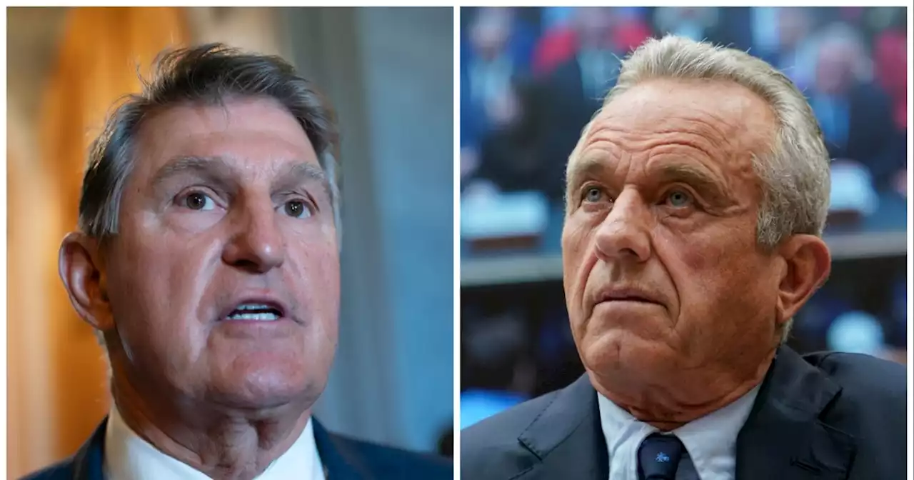 RFK Jr and Manchin pose dual threats to Biden in 2024