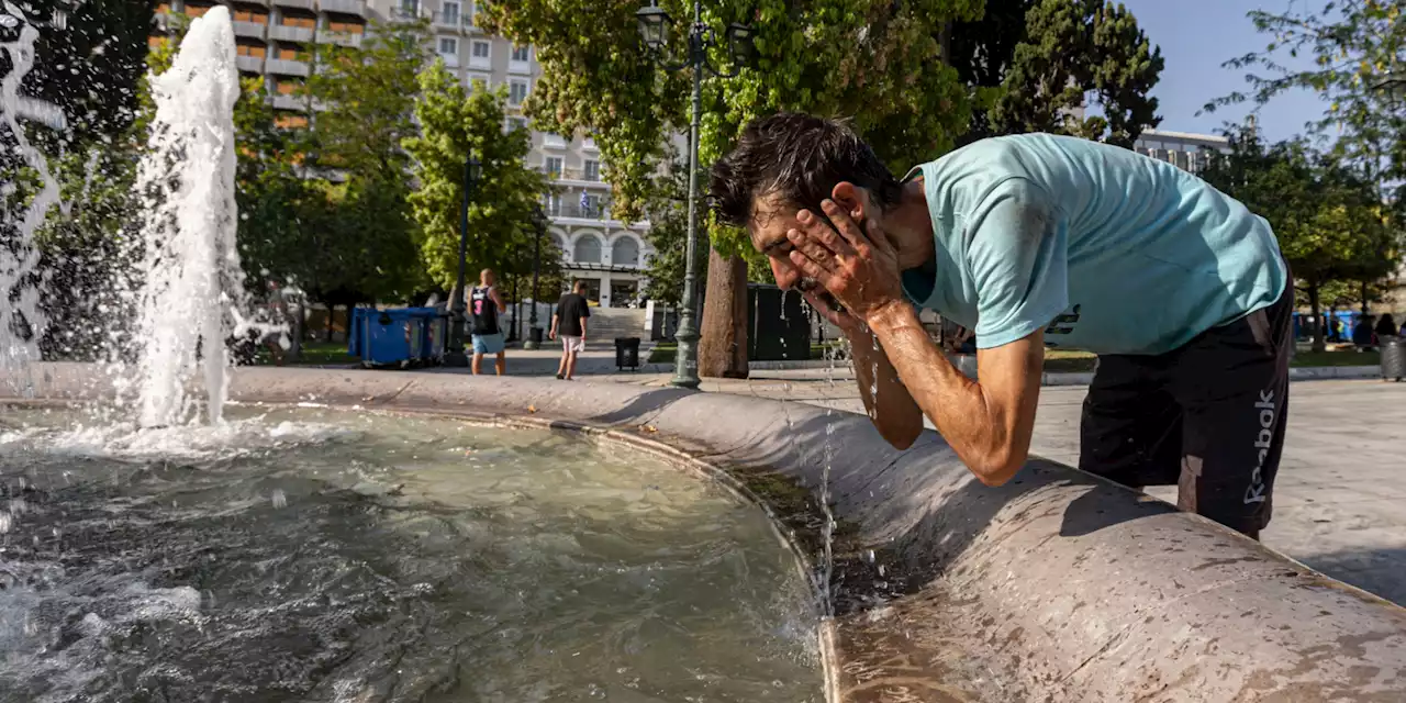 En Grèce, vers le weekend de juillet 'le plus chaud des 50 dernières années'