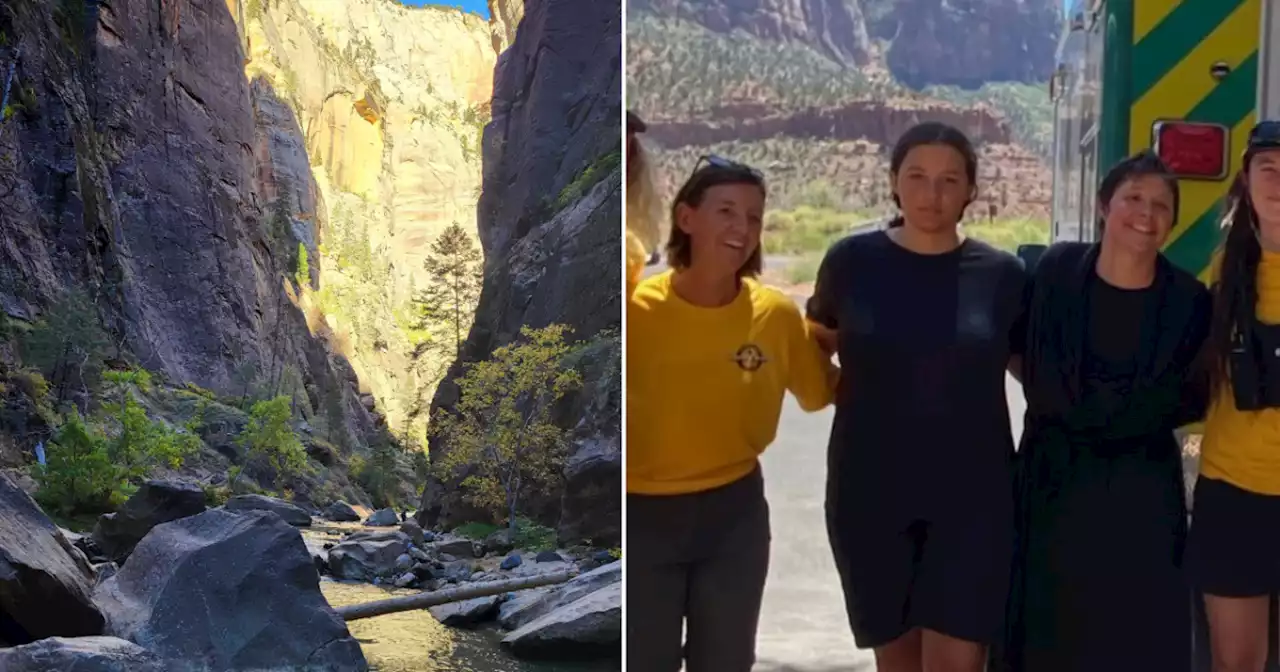 Teen girl lost overnight in Zion National Park shares her story