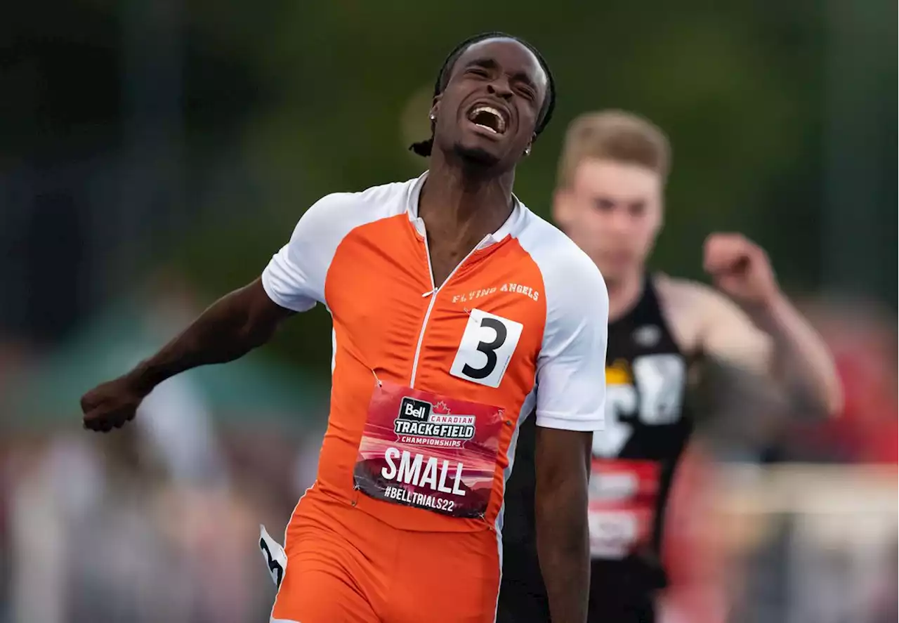 Canadian sprinter Almond Small eyes continued rise in young career