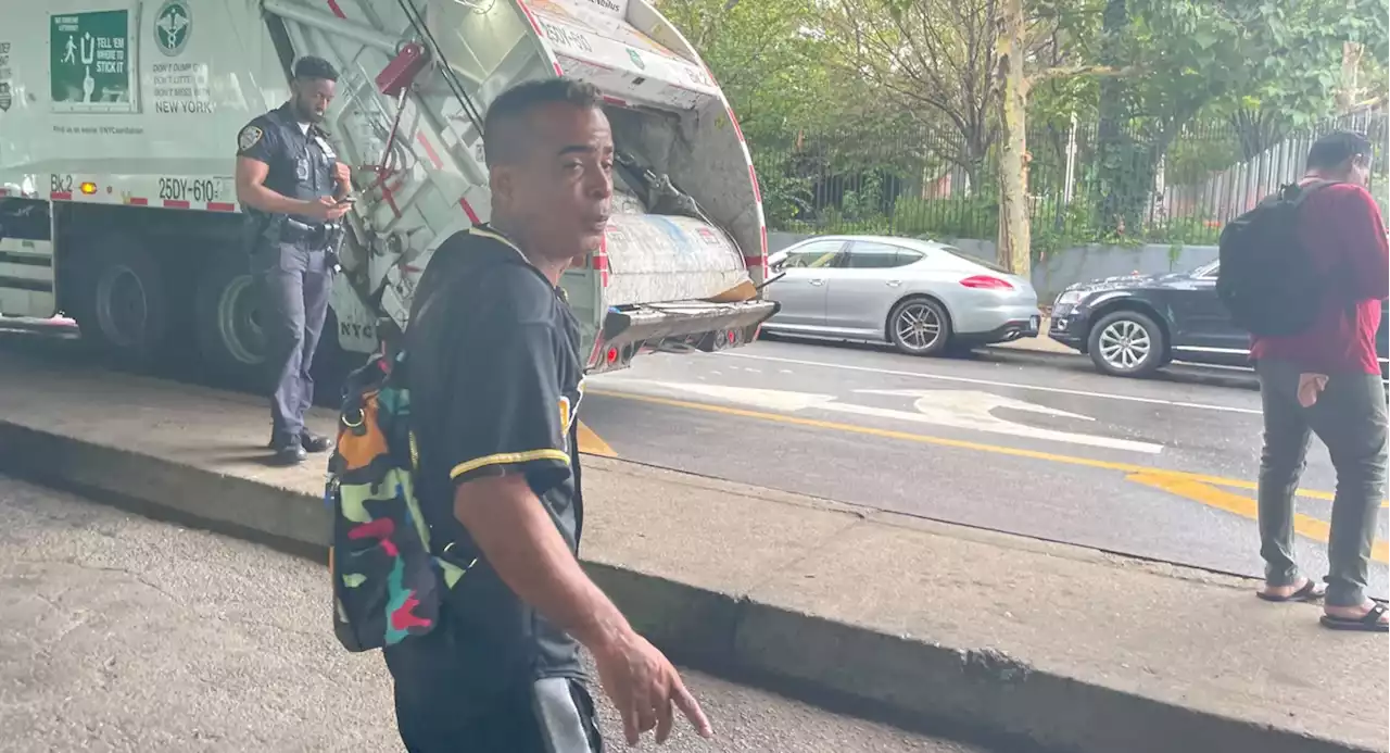 Migrants' budding tent encampment under the BQE in Brooklyn dismantled by city officials