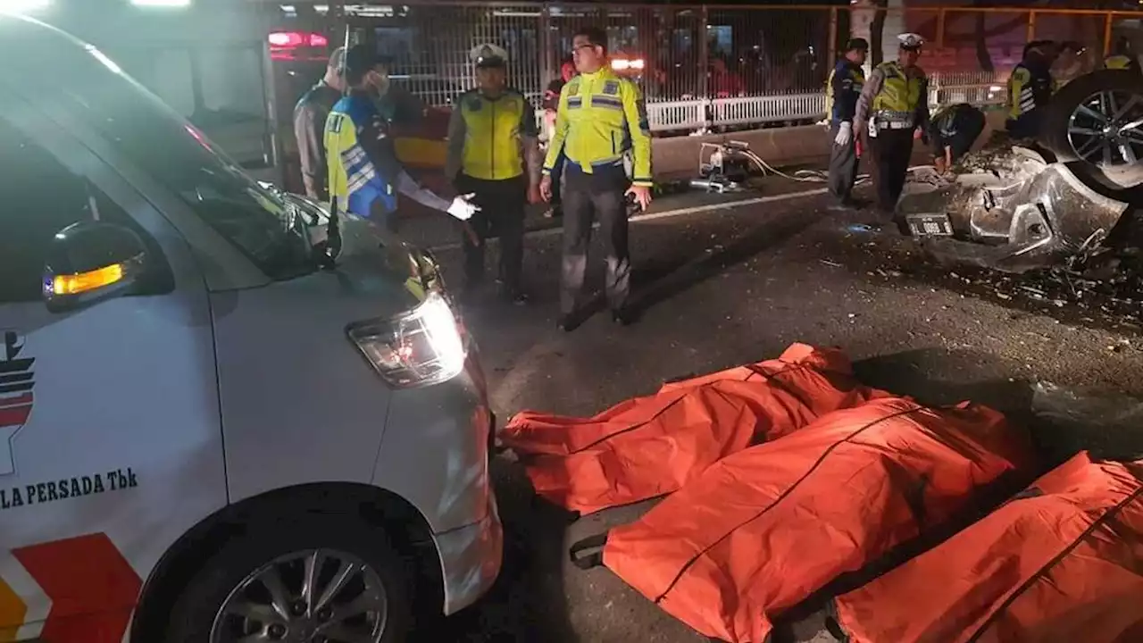 Kecelakaan Tunggal Tewaskan 3 Penumpang di Jalan Tol Tanjung Priok, Polisi Periksa Sopir yang Selamat