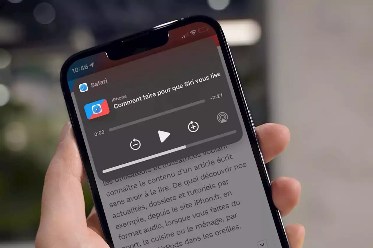 Comment faire pour que Siri vous lise un article web sur iPhone ?