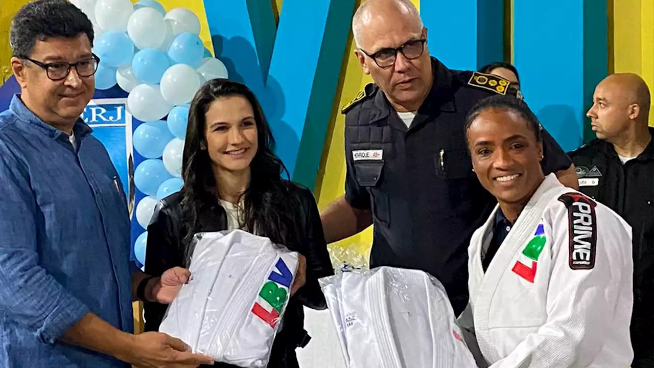 Com presença de Kyra Gracie, projeto social de jiu-jítsu apoiado pela LBV inaugura unidade na Ladeira dos Tabajaras