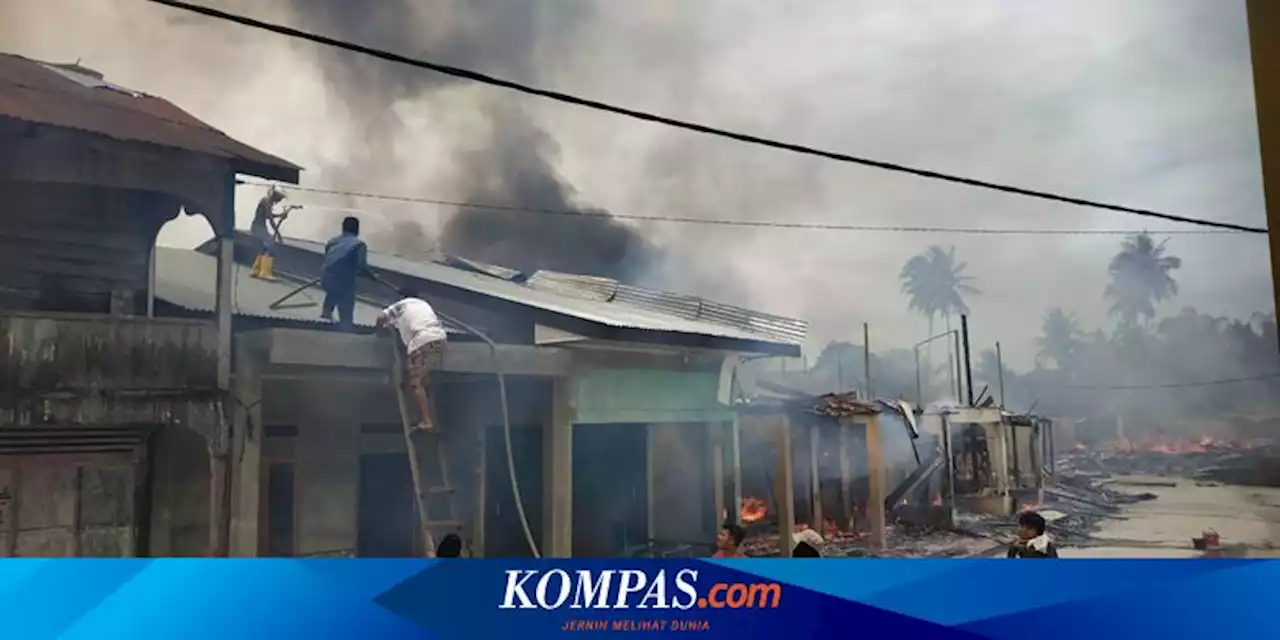 30 Unit Rumah di Rokan Hilir Riau Terbakar