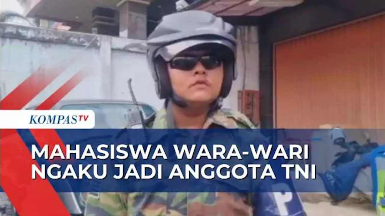 Bermodal Atribut TNI dan Walkie Talkie, Mahasiswa di Jakarta Nekat jadi TNI Gadungan