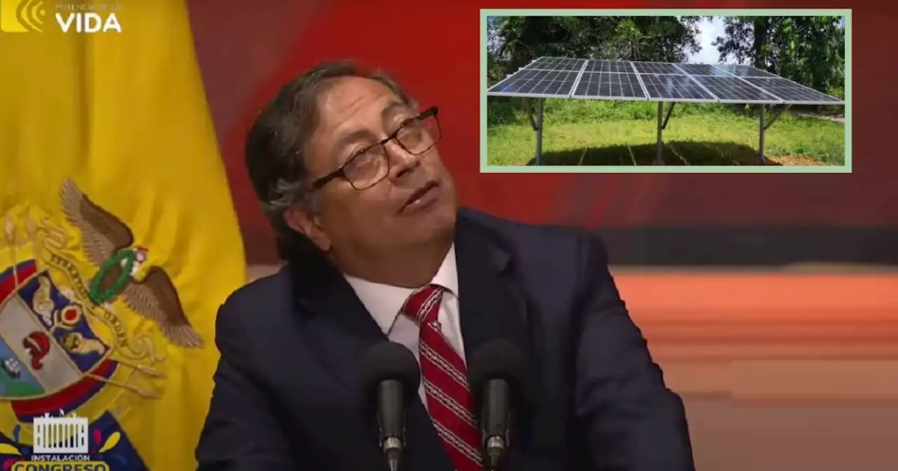 Instalar paneles solares en casas: Presidente Petro explicó su propuesta