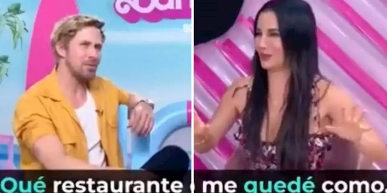 Martha Higareda se reencuentra con Ryan Gosling y le recurda que la salvó... y ¿él la desmintió? (VIDEO)