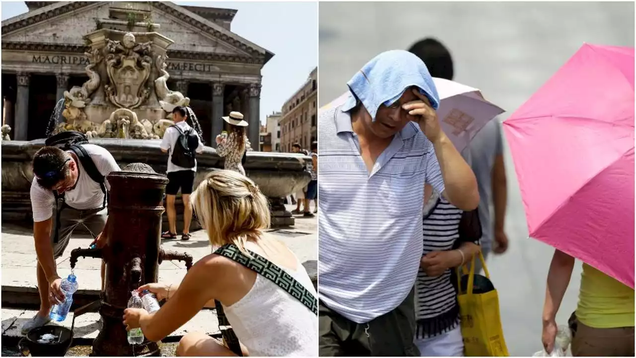 Allarme caldo, Italia divisa in due: grandine al nord, temperature roventi al sud. Pronta la piattaforma dei «bollini rossi» per i lavoratori